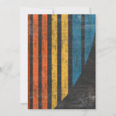 ヴィンテージ1984誕生年40th誕生日サンセットレトロ 招待状 (裏面)