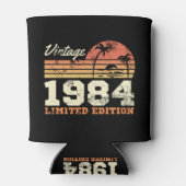 ヴィンテージ1984限定版40th誕生日 缶クーラー (裏面)