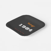 ヴィンテージ1984限定版42nd誕生日ギフト ペーパープレート (傾斜あり)