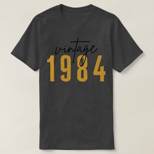 ヴィンテージ1984 25 Tシャツ (デザイン正面)