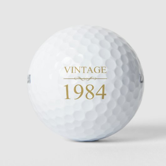 ヴィンテージ1984 40th誕生日 ゴルフボール (正面)