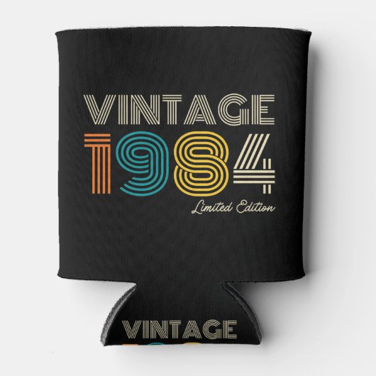 ヴィンテージ1984 40th誕生日 缶クーラー (正面)