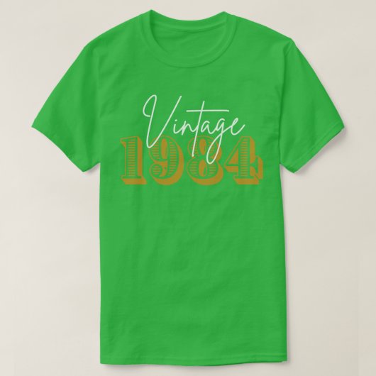 ヴィンテージ1984 7 Tシャツ (デザイン正面)
