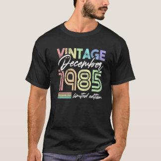 ヴィンテージ1985年12月第36回誕生日女性 Tシャツ