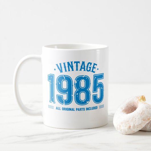 ヴィンテージ1985 コーヒーマグカップ (ドーナツ)