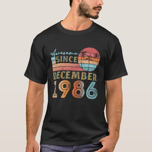 ヴィンテージ1986年12月92歳36歳m tシャツ (正面)