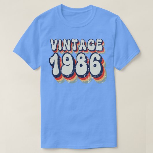 ヴィンテージ1986 Tシャツ (デザイン正面)