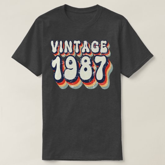 ヴィンテージ1987 Tシャツ (デザイン正面)