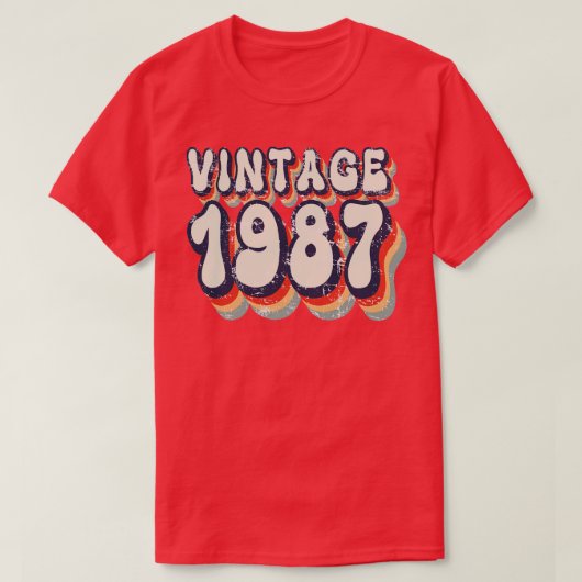 ヴィンテージ1987 Tシャツ (デザイン正面)