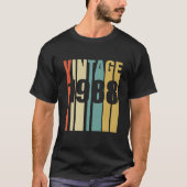 ヴィンテージ1988のレトロ Tシャツ (正面)