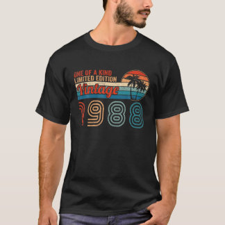 ヴィンテージ1988 34ヴィンテージギフト誕生日34歳 Tシャツ