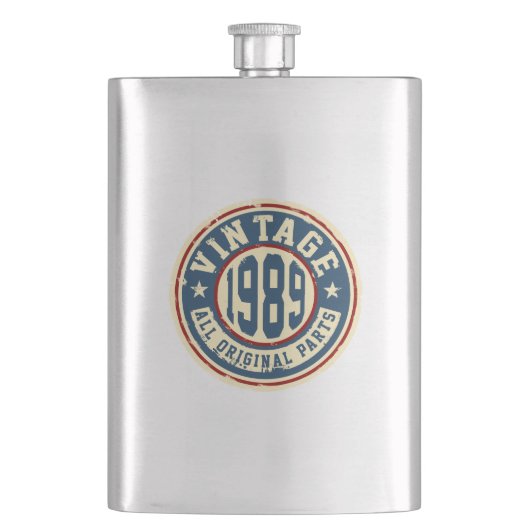 ヴィンテージ1989のすべてのオリジナルの部品 フラスク (正面)
