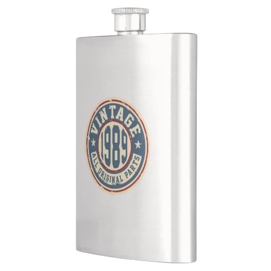 ヴィンテージ1989のすべてのオリジナルの部品 フラスク (左)