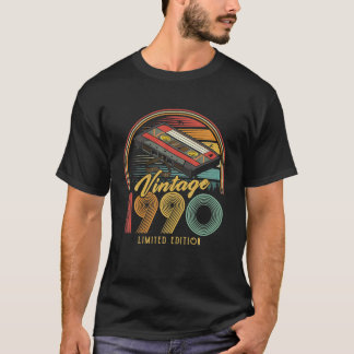 ヴィンテージ1990レトロカセット1990 36誕生日36 Tシャツ