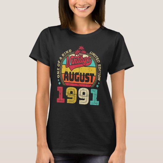 ヴィンテージ1991年以降素晴らしの第威厳がある32回 Tシャツ (正面)