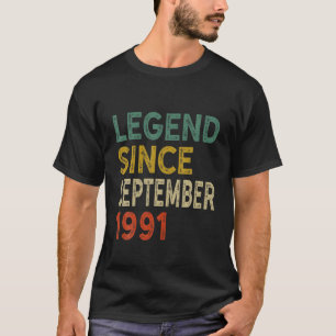ヴィンテージ1991年9月30歳の誕生日プレゼント30年 Tシャツ