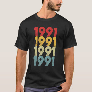 ヴィンテージ1991誕生日メンズ女性レトロ伝説 Tシャツ