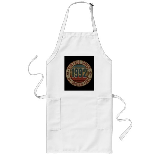 ヴィンテージ1992年以来すべてのオリジナル部品 ロングエプロン (正面)