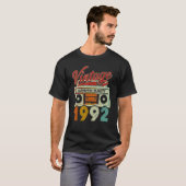 ヴィンテージ1992本物の品質1992 30th誕生日 tシャツ (正面フル)