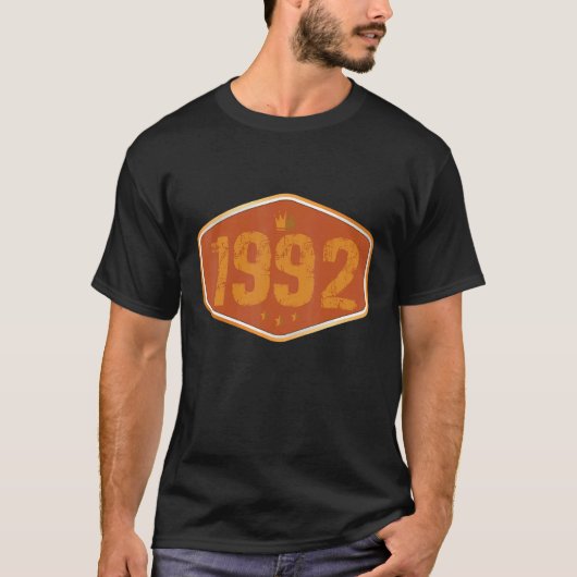 ヴィンテージ1992誕生日30歳30歳誕生日 Tシャツ (正面)