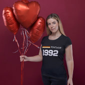 ヴィンテージ1992 21歳の誕生日、30歳の誕生日パーティー Tシャツ