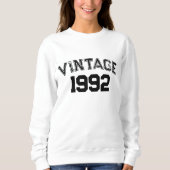 ヴィンテージ1992 32歳の誕生日、30歳の誕生日パーティー スウェットシャツ (正面)