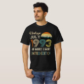 ヴィンテージ1993年7月Tシャツ – レトロスタイル誕生日 Tシャツ (正面フル)