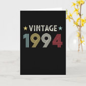 ヴィンテージ1994 30th誕生日ギフト30歳 カード (黄色い花)
