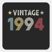 ヴィンテージ1994 30th誕生日ギフト30歳 スクエアシール (正面)