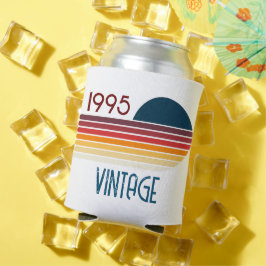 ヴィンテージ1995ストライプレトロ太陽30th誕生日 缶クーラー
