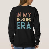 ヴィンテージ1995私の30代の時代2025 30歳 スウェットシャツ (裏面)