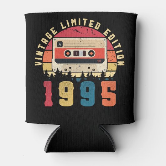 ヴィンテージ1995誕生日カセットテープ 缶クーラー (正面)