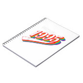 ヴィンテージ1995 カッコいいパーティー誕生日レトロ1995 ノートブック (左側)