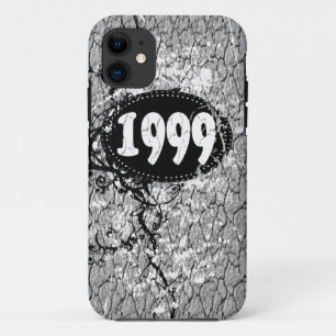 ヴィンテージ1999年誕生日以降(黒、白) iPhone 11 ケース