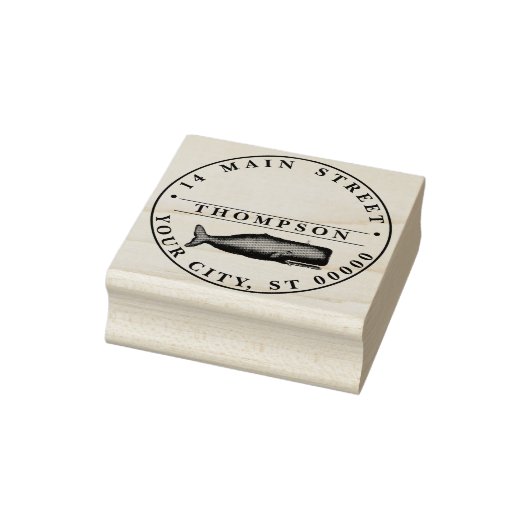 ヴィンテージ19thセンチュリークジラスケッチN ラバースタンプ (スタンプ)