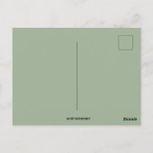 ヴィンテージ2つの天使とハートの怒りの復活祭 ポストカード (裏面)