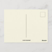 ヴィンテージ2ブンニーズ愛するイースターグリーティング ポストカード (裏面)