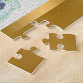 ヴィンテージ2ラビットイースターエッグホリデー ジグソーパズル (側面)