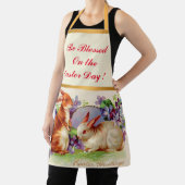 ヴィンテージ2ラビットイースターホリデー エプロン (インサイチュ)