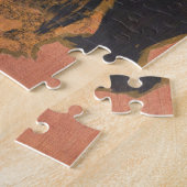 ヴィンテージ2匹絵画の猫のステインレン ジグソーパズル (側面)