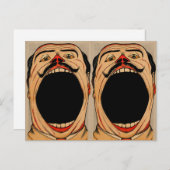 ヴィンテージ2大きな口 ポストカード (正面/裏面)