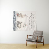 ヴィンテージ2隻のセーリングシップSea Johan Teyler タペストリー (インサイチュ(横))