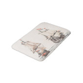 ヴィンテージ2隻のセーリングシップSea Johan Teyler バスマット (アングル)