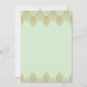 ヴィンテージ20のアールデコブライダルシャワーへの招待 招待状 (裏面)