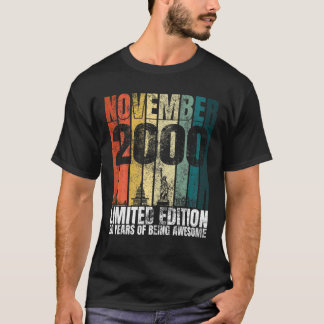 ヴィンテージ2000年11月贈答品20歳20日 Tシャツ