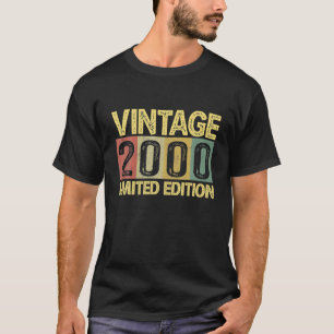 ヴィンテージ2000日22歳22おもしろい誕生日 Tシャツ