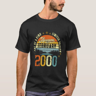 ヴィンテージ2000素晴らし年2月以来22番目 Tシャツ