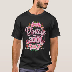ヴィンテージ2001花21歳限定版 Tシャツ