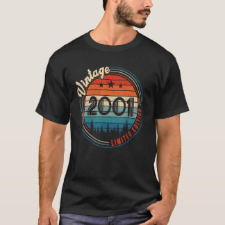 ヴィンテージ2001 22歳誕生日 Tシャツ