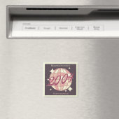 ヴィンテージ2004 21歳の誕生日レトロパープル マグネット (インサイチュ (食洗機))